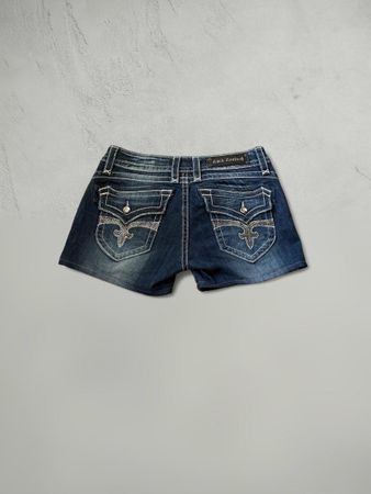 Rock Revival Jeans-Shorts Damen Dunkelblau Grösse M Zustand 