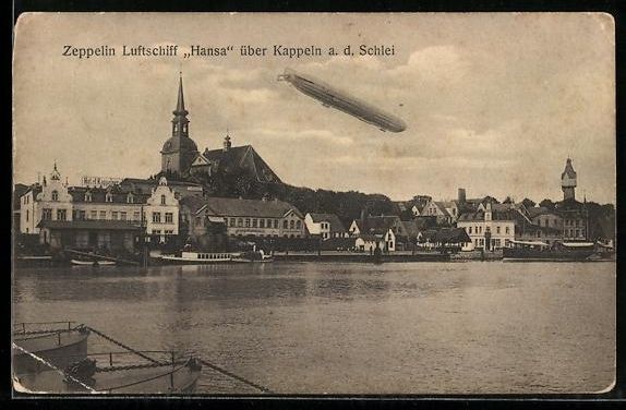 Photos & posters: Kappeln a. d. Schlei, Zeppelin Luftschif – D'occasion à Berlin par bartko-reher