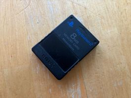 Original Sony Playstation 2 Memory Card (Farbe Schwarz)