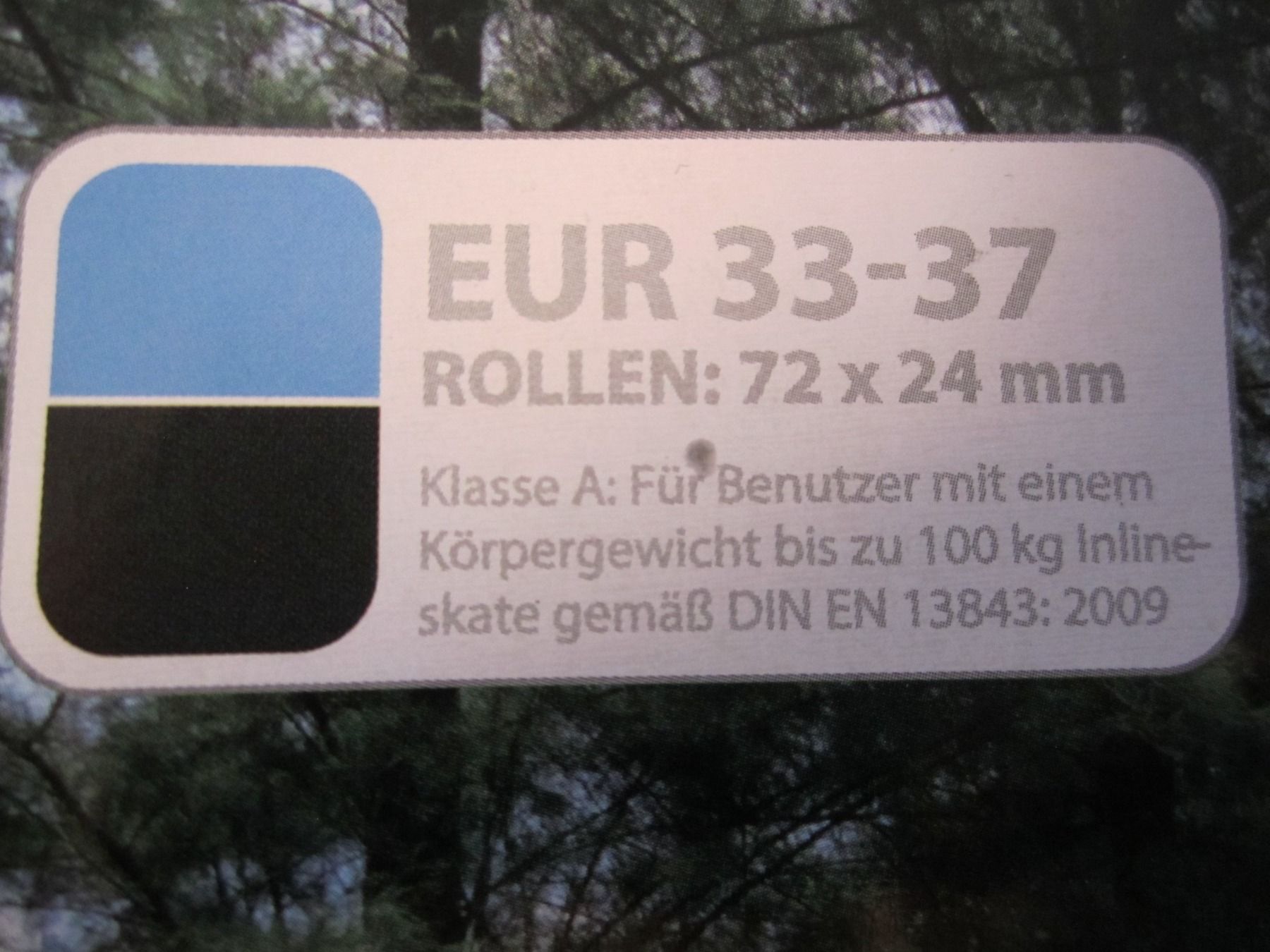 Inline-Skating & Rollschuhe: Inline Skates, Rollschuhe Gr. 33 - 37, schwarz/blau – Neu (gemäss Beschreibung) aus Winterthur von  8
