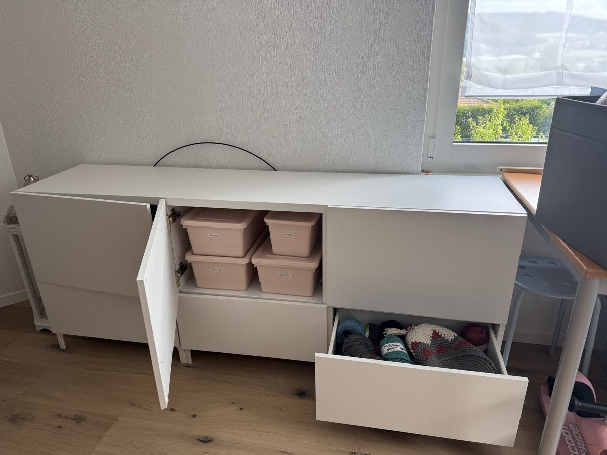 Kommoden: IKEA Besta Sideboard (2-teilig)  – Gebraucht aus Dänikon ZH von Zimtsternli87 1