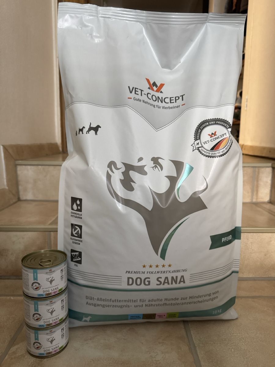 Futter: Vet Concept Dog Sana Pferd – Neu und originalverpackt aus Münchwilen TG von sel_ddg5