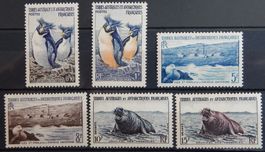 Antarktis Australes Französisch Kat. 2-7 ** 1956 Kat. 50 Eur