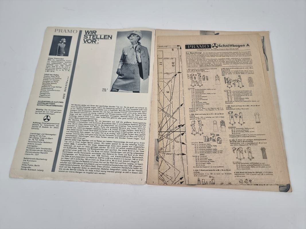 Zeitschriften & Magazine: Pramo Modeheft 1968 – Gebraucht aus Urtenen-Schönbühl von Restwert_Schoenbuehl 1