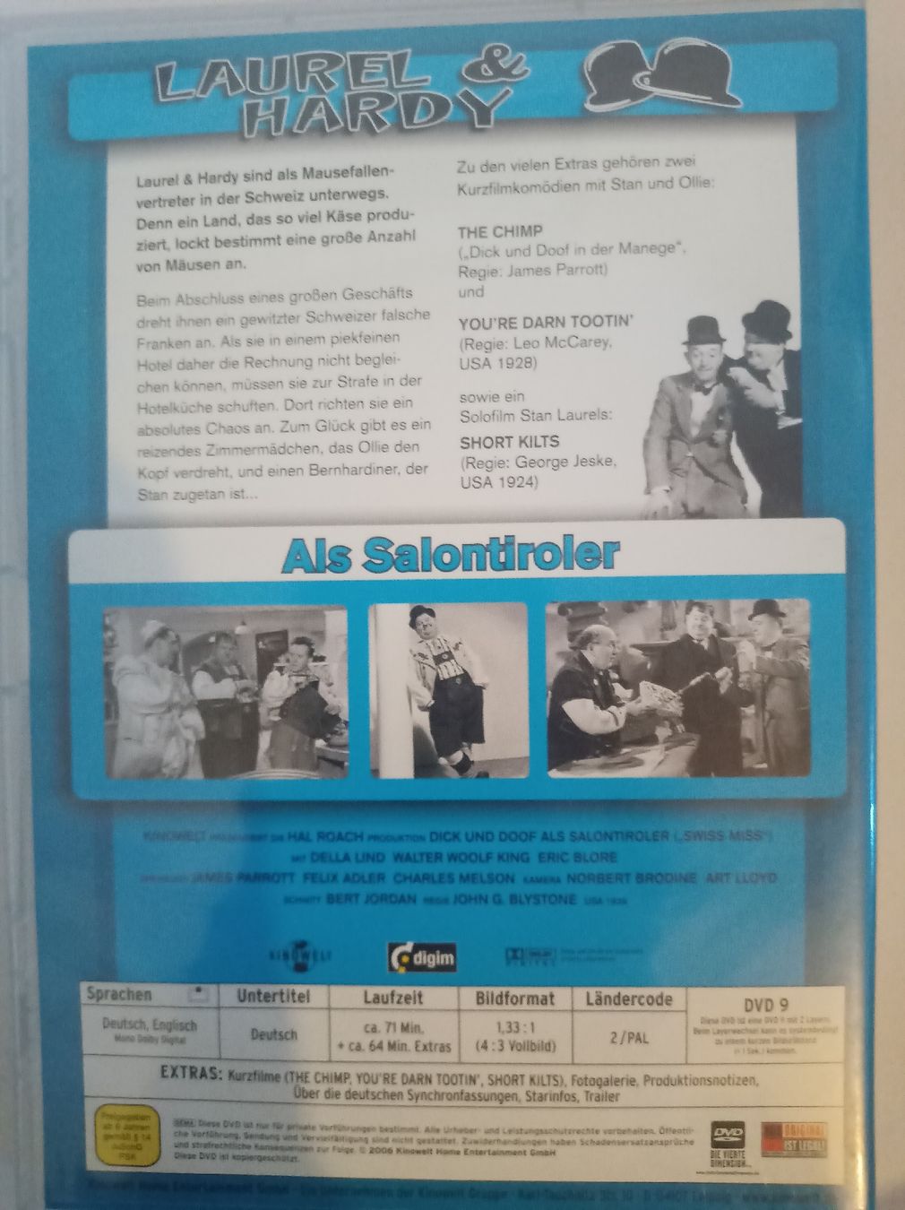 Tutti i DVDs: Laurel & Hardy: Sammlung 5 DVDs – Usato da Tann venduto da Veebee6 6