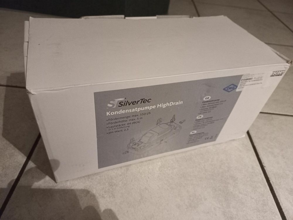 SilverTec HighDrain Kondensatpumpe (Gebraucht) in Sarmenstorf für CHF ...