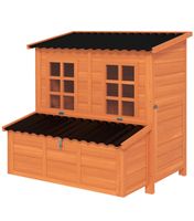Hühnerstall aus Tannenholz, Hühnerhaus Nestkasten 4-6 hühner