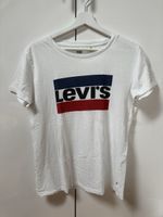 Levi's T-Shirt, weiss mit Logo, Gr. S