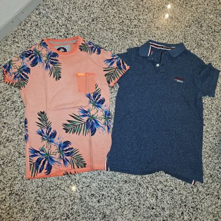 Superdry T-Shirt und Polo Shirt, Gr L