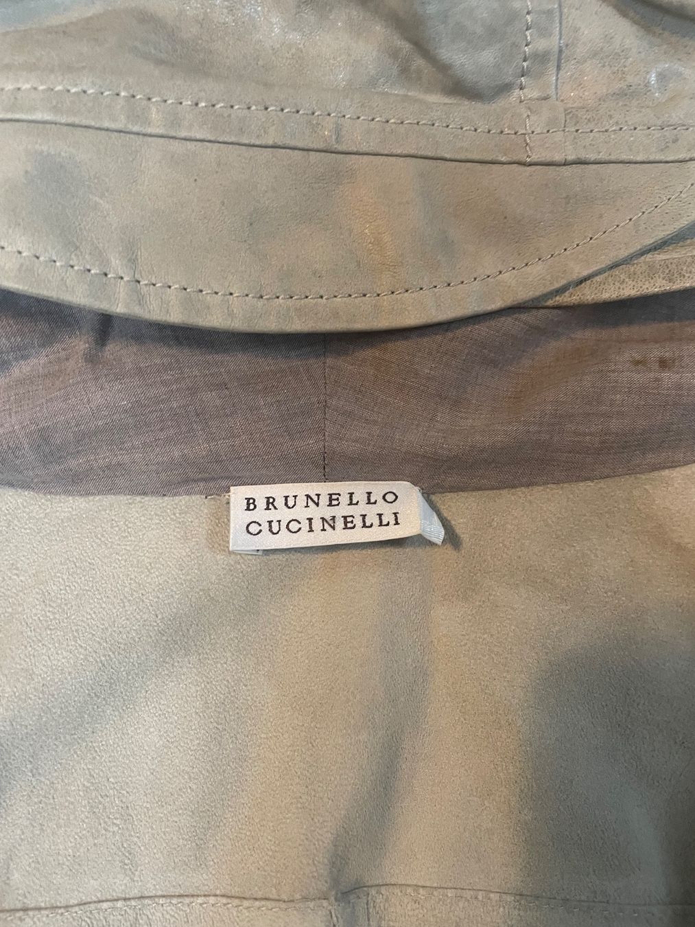 Brunello Cucinelli Giacche: Lederjacke Brunello Cucinelli – Usato da Minusio venduto da Pink222 4