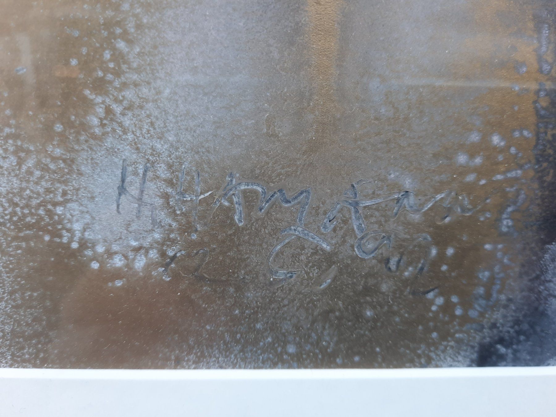 Dipinti: Kunstbild signiert H.Hamann 92 – Usato da Weinfelden venduto da JoeBaer 2