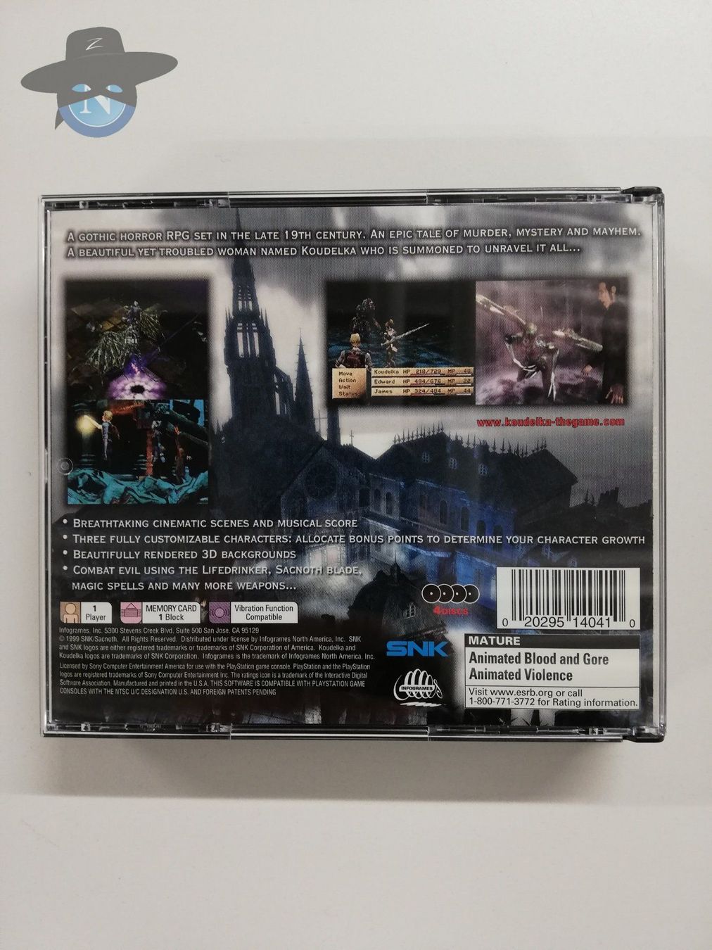 Sony Giochi: Koudelka       / USA / PS1 Playstation 1 – Usato da St. Gallen venduto da zorro_dc 1