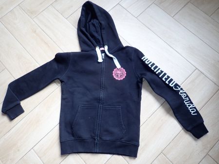 Sweat avec zip et capuche M