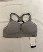 Brassière de sport Nike Dri-FIT gris, taille L, neuf