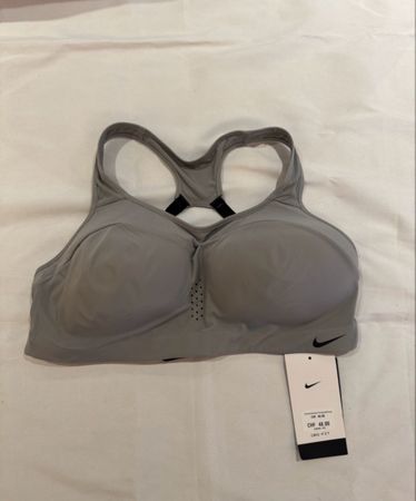 Brassière de sport Nike Dri-FIT gris, taille L, neuf