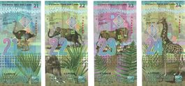 Faunus Island Set 4 Stk.21-24 Dollar 2022 Fantasy UNZ