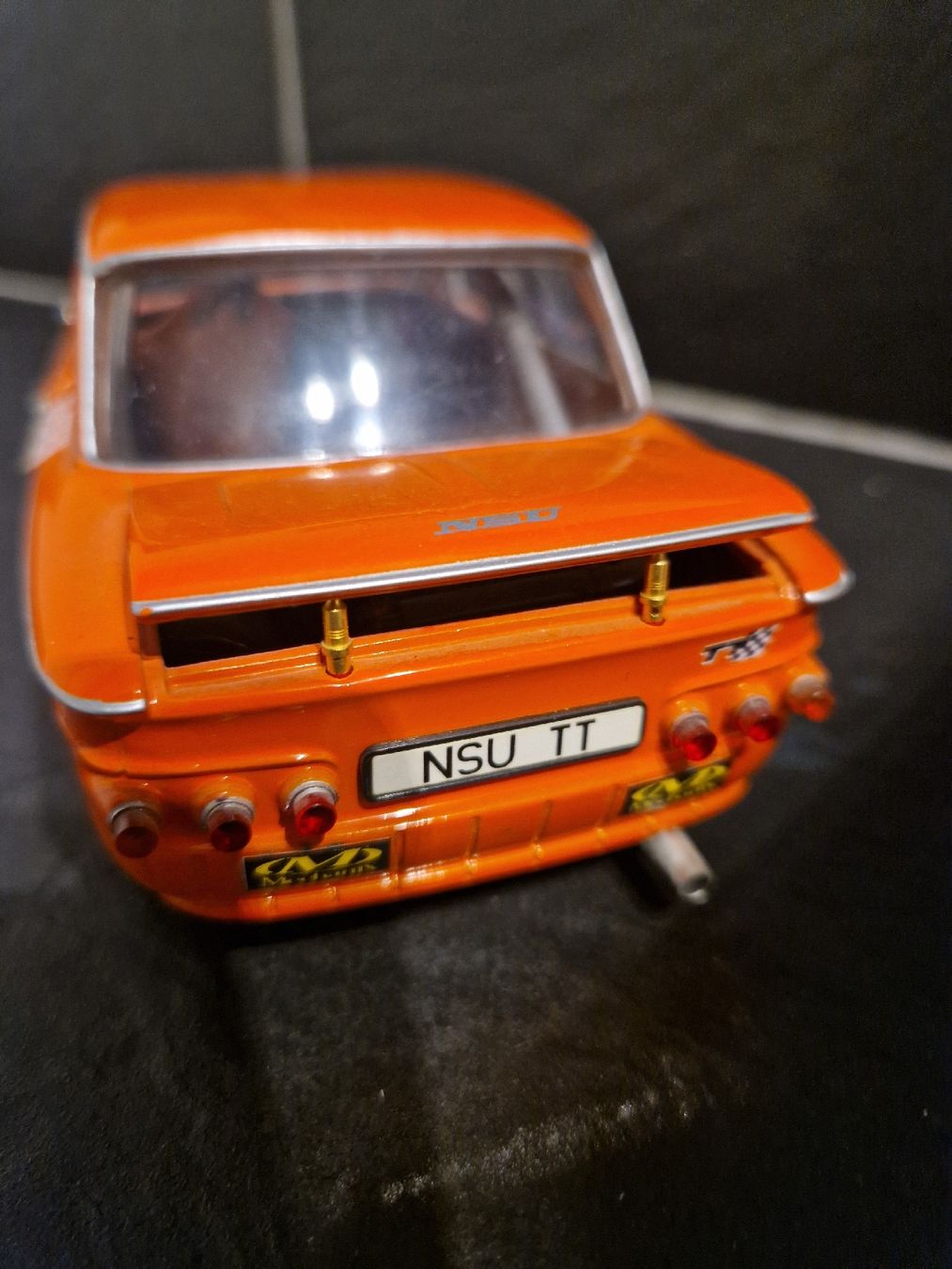 NSU Modellini d'auto: Modellauto NSU TT orange Rennversion Grösse ca 20 cm – Usato da Mörigen venduto da Clio111 6