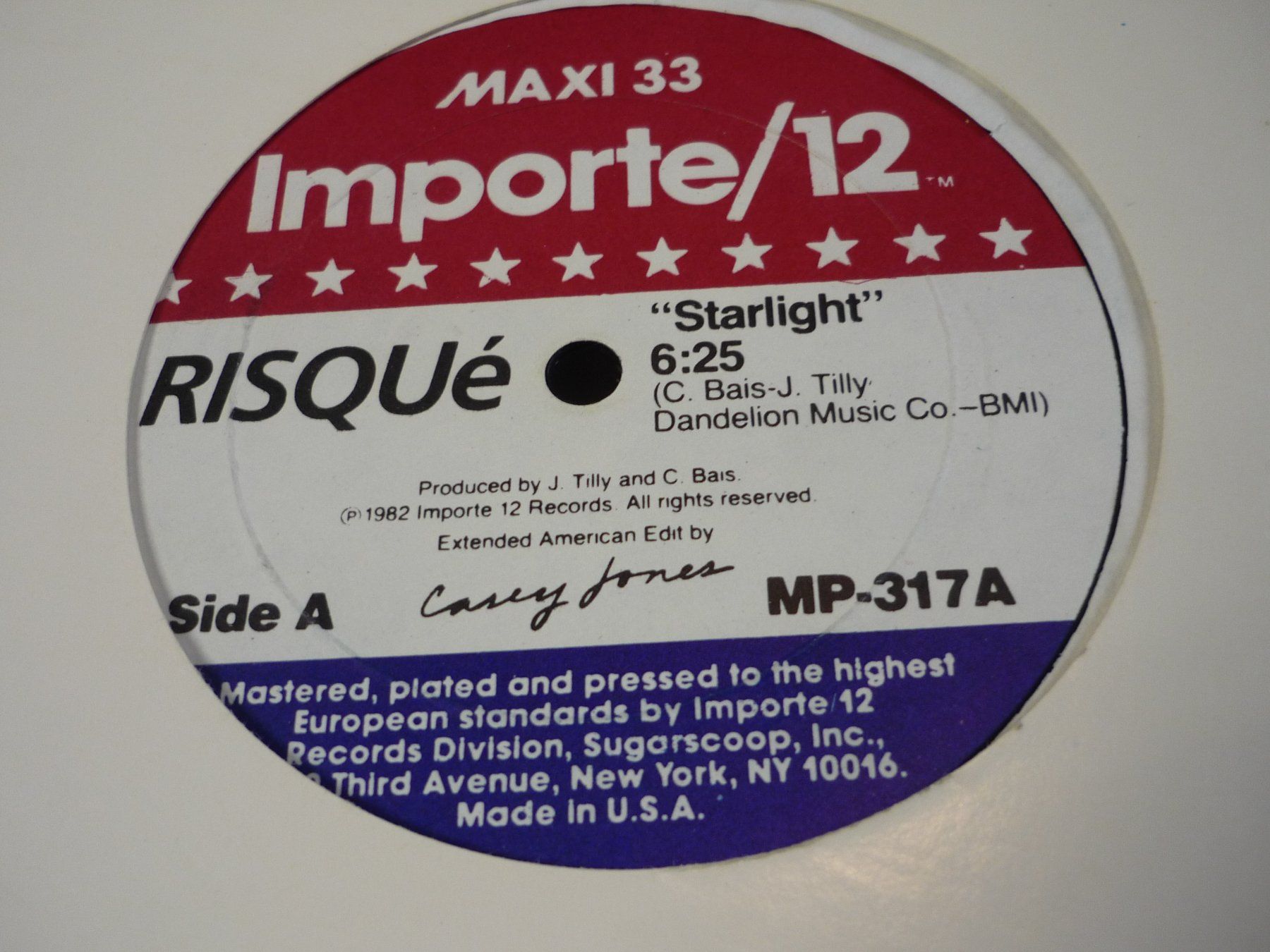 Schallplatten: 12" Vinyl Italo Disco - Risque - starlight – Gebraucht aus Beringen von zzRegal 2