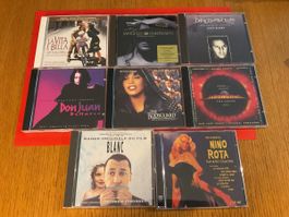 Diverse CD-Sammlung: Film Soundtracks - Top Zustand! 8 Stück