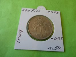 Irak 1975, 100 Fils    unz