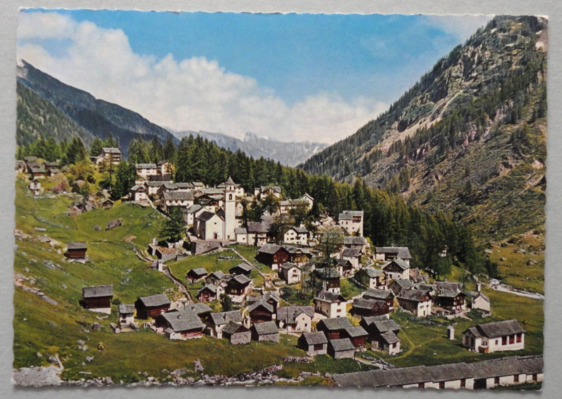 Cartoline postali: Bosco-Gurin (1508 m) – Usato da Fétigny venduto da Billy2miny