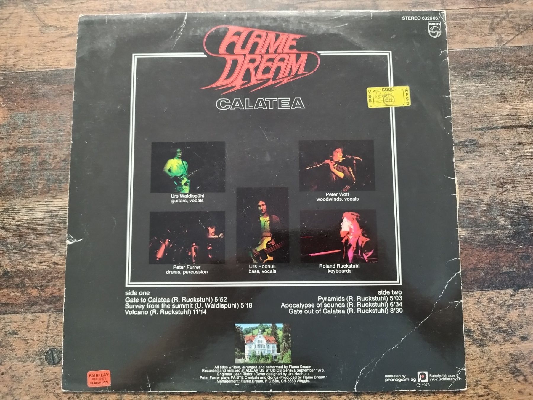 Dischi in vinile: Flame Dream - Calatea LP, Philips Stereo -CH- rar – Usato da Lupfig venduto da fred-feuerstein 1