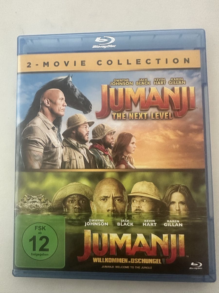 Tutti i DVDs: Jumanji 1+2 Double Pack Blu-ray Top Zustand – Nuovo (secondo la descrizione) da Hochdorf venduto da Blitzman83