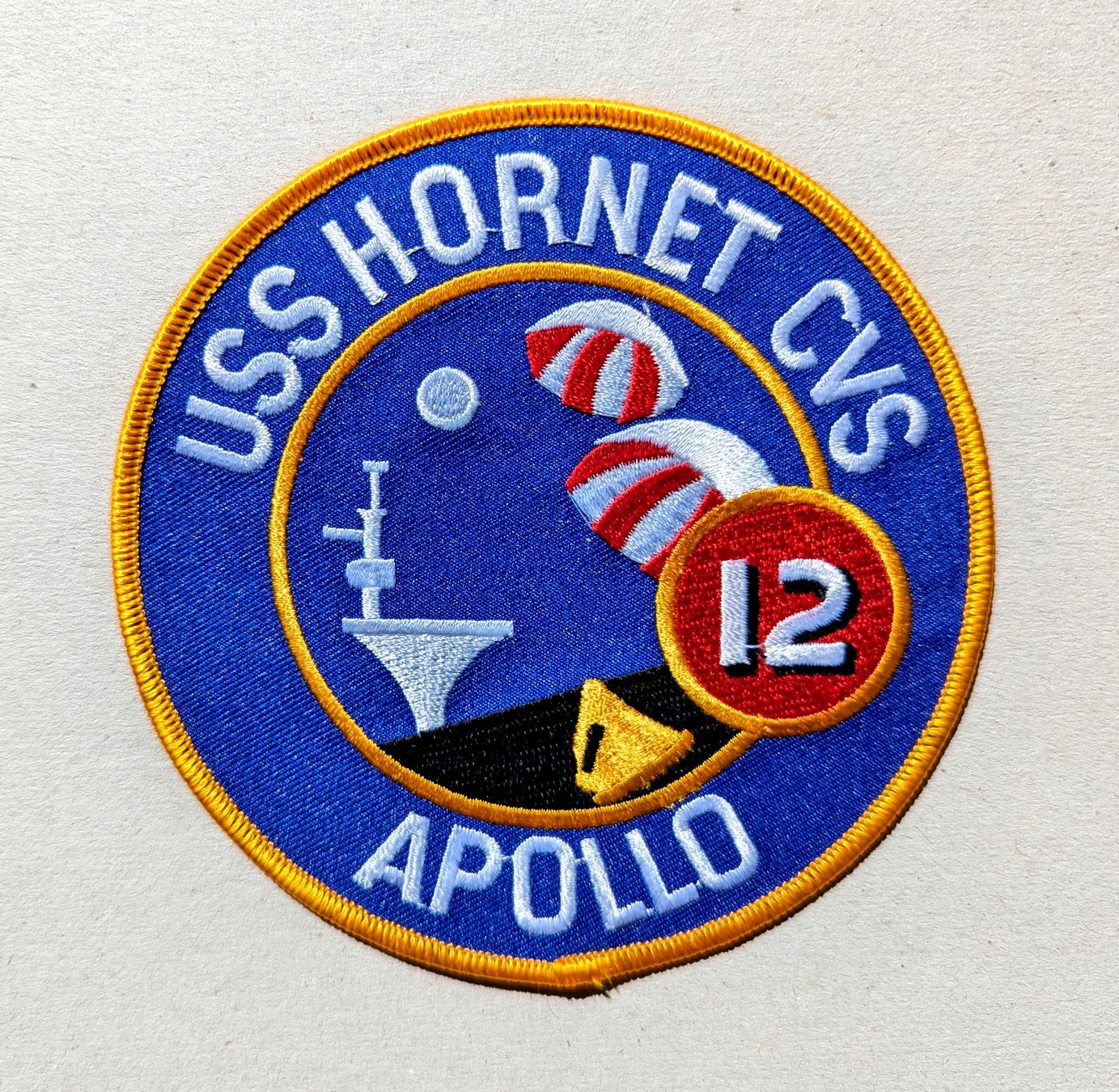 Toppe: Patch "APOLLO / USS HORNET CVS 12", Schulter – Nuovo (secondo la descrizione) da Olten venduto da J.Cooper58