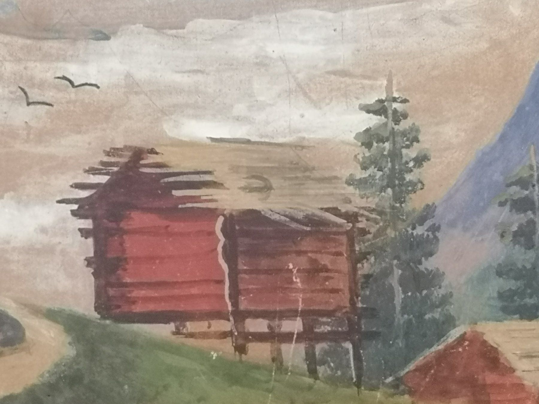 Gemälde: PEINTURE VALAIS SIGNÉE ET LOCALISÉE – Gebraucht aus Genève von Qanil77 4