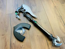 SKULL Totenkopf AXT Messer XXL 53cm