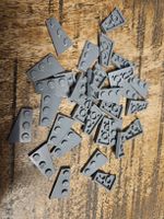 lego 43723 lot de 30 pièces Dark Bluish Gray Wedge, Plate