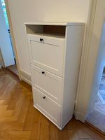 IKEA BRUSALI Schuhschrank 3 Fächer weiss 61x30x130 cm
