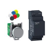 Funkdrucktaster 22mm + Empfänger 24VDC XB4RFB01