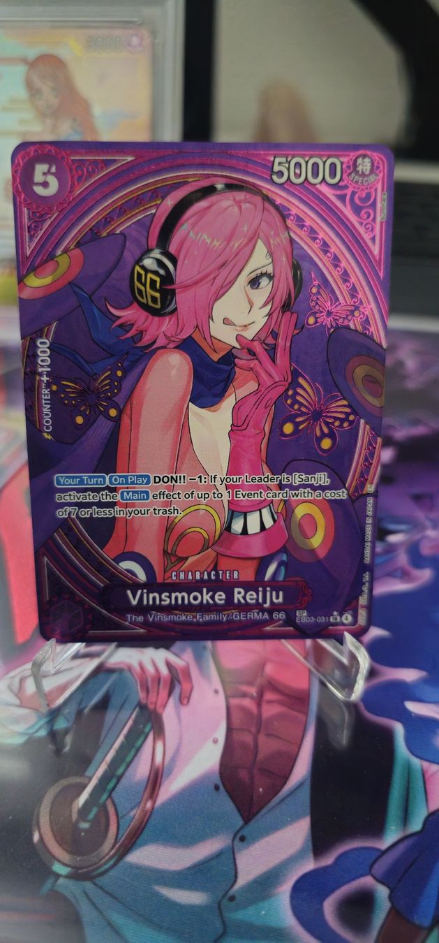 Bandai Carte collezionabili: One Piece Reiju EB03-031 SP – Nuovo (secondo la descrizione) da Thierachern venduto da YokaiStore