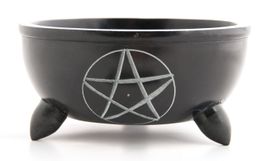 Räucherschale Speckstein - Pentagramm
