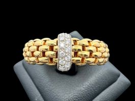 Fope Flex it Ring Brillanten 18k GG Grösse 55 Zerti *S2378