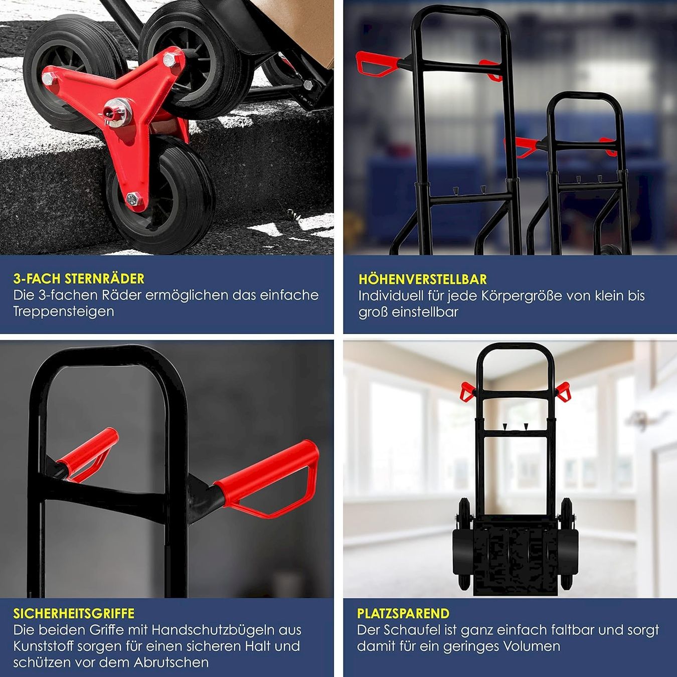 Altro per stoccaggio & trasporto: MASKO Sackkarre 200 kg Schwarz – Nuovo e nell'imballaggio originale da Bottighofen venduto da zaap 2