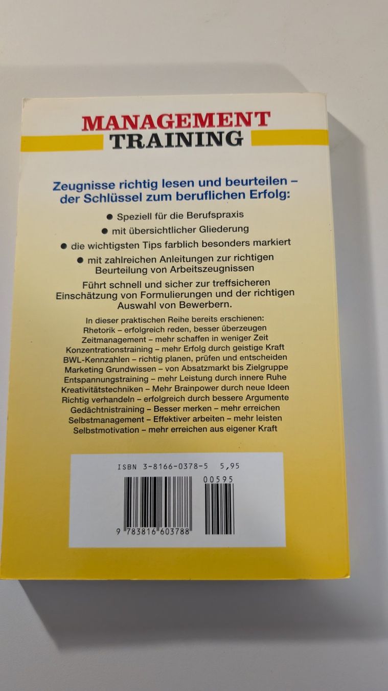Libri: Zeugnis-Formulierungen - Und was dahintersteckt – Usato da Baar venduto da Arthur_Fooksayk 1
