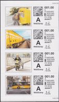 2014, PC5.1-PC5.4 (Webstamp) Zierbögen postfrisch **.Kat: 40