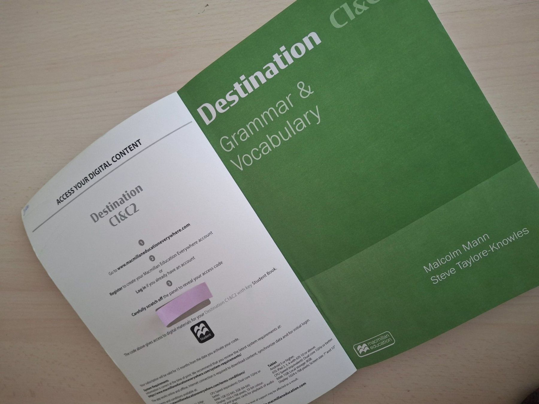 Bücher: Destination C1&C2 Grammar and Vocabulary book – Gebraucht aus Walterswil SO von peiper2 2