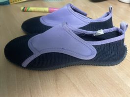 Bade-Schuhe Gr. 34Lila/Schwarz, Sommer, Wasserschuhe