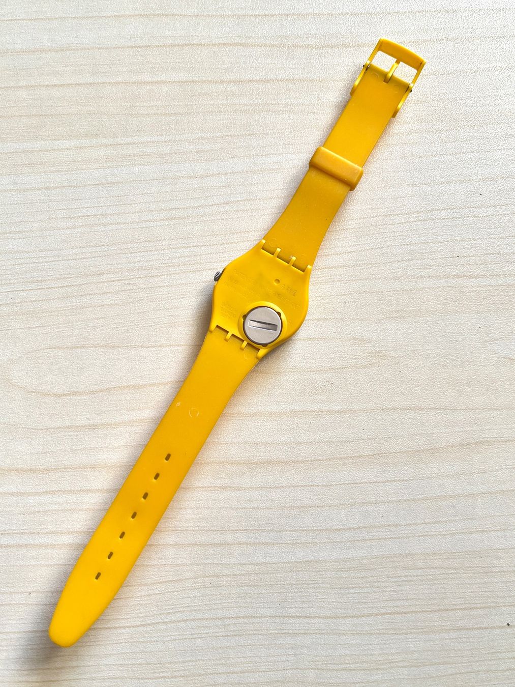 Swatch Orologi: Swatch Uhr, Vintage 1984, Gelb – Usato da Grenchen venduto da chththl 8