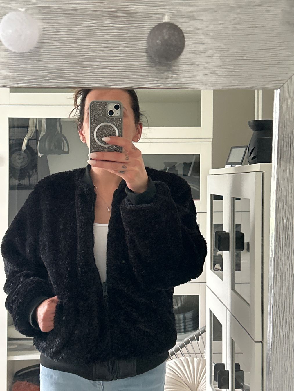 Jacken: Lederjacke schwarz,Grösse S – Neu (gemäss Beschreibung) aus Worben von AlliaB 9