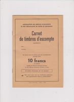 livret / carnet timbres escompte Vevey ...  1964