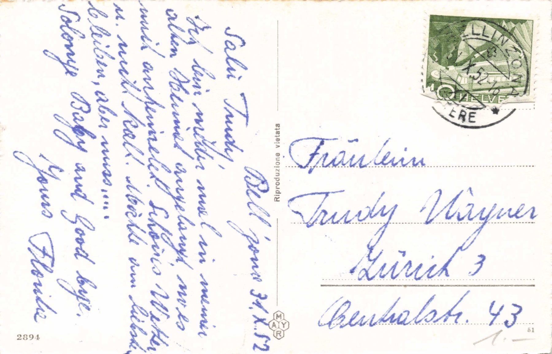 Cartoline postali: 2 ak Bellinzona Ti – Usato da Biasca venduto da Blenio71 3