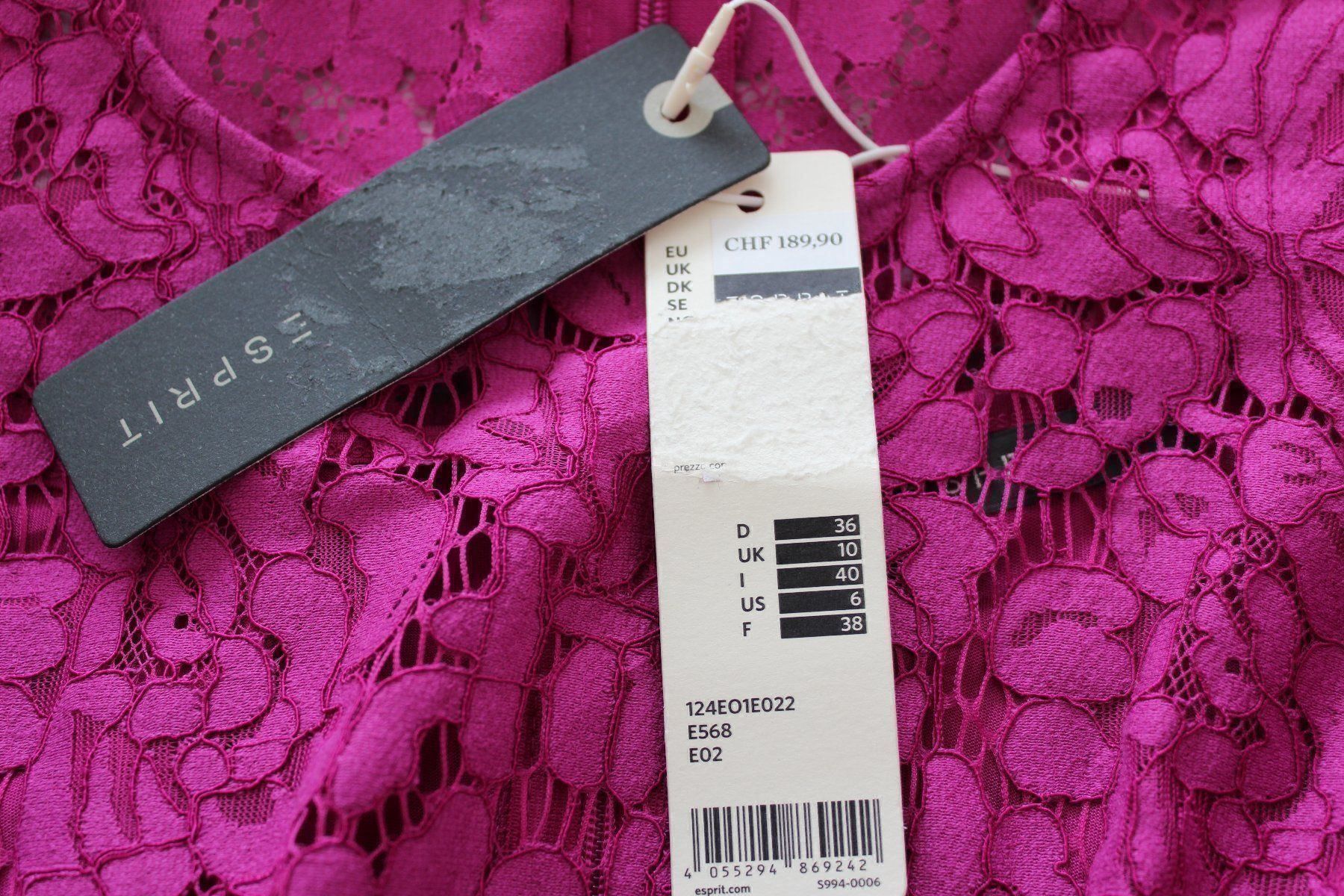 Esprit Vestiti: Esprit Spitzenkleid Gr 36 NEU – Nuovo e nell'imballaggio originale da Langenthal venduto da morena86 4
