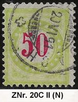 Nachportomarken • timbres-taxe ZNr. 20C II (N)  SBK 150.-