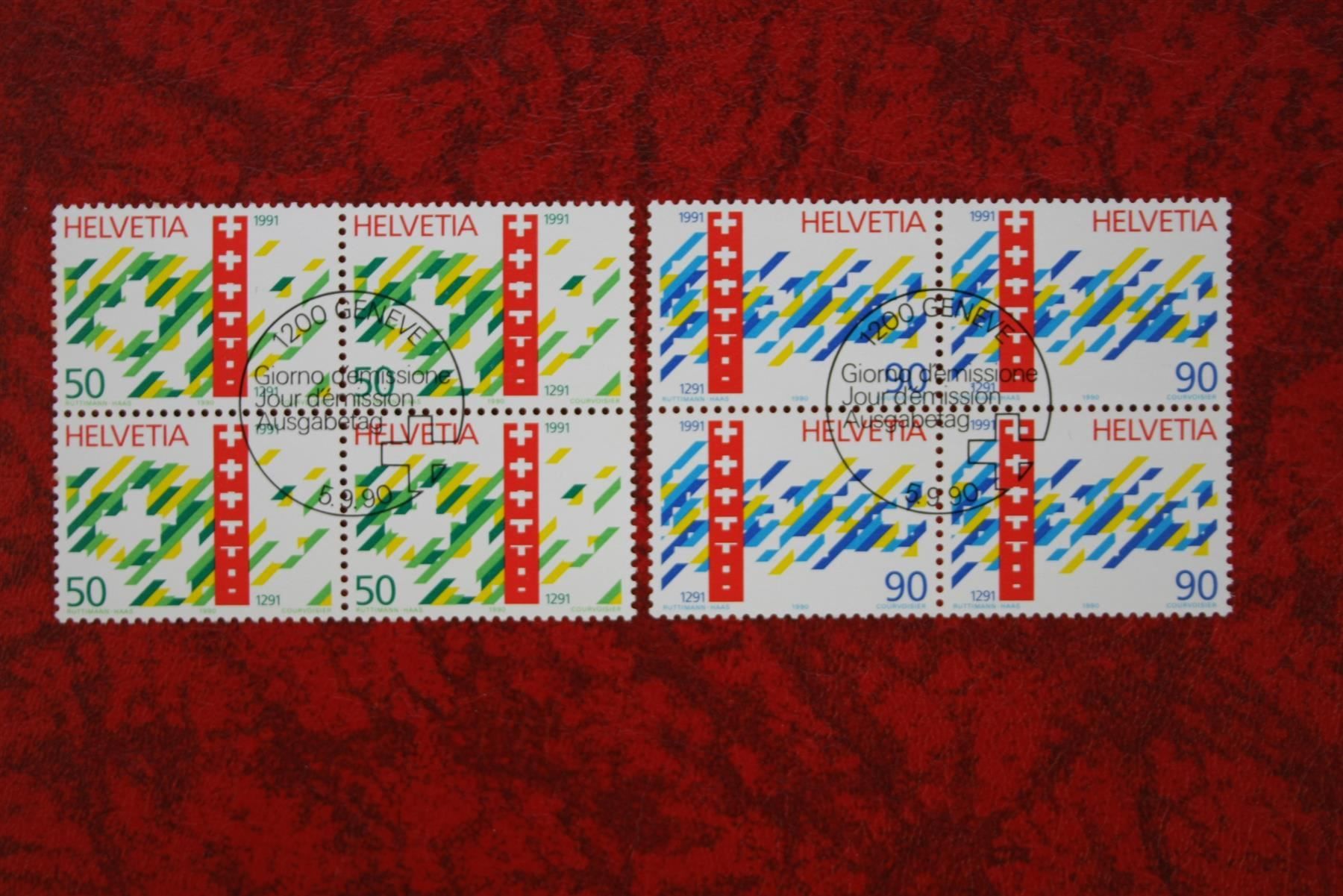 Tutti i francobolli: 1990: 799 + 800 Et. mit Gummi – Nuovo (secondo la descrizione) da Deitingen venduto da Lglobi