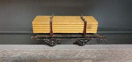 FLEISCHMANN:0: ANTIKER HOLZWAGEN CA.80 JAHRE ALT