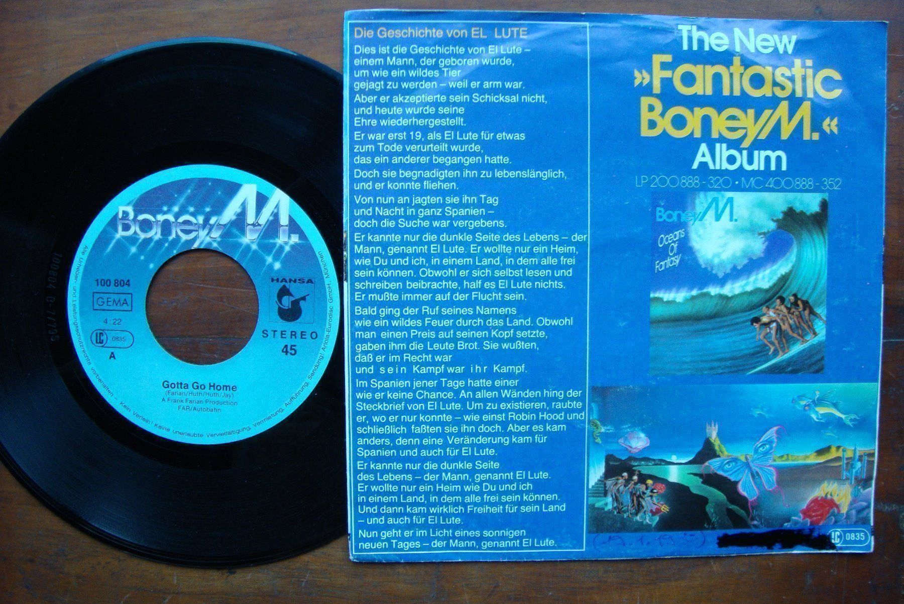 Dischi in vinile: BONEY M. - EL LUTE – Usato da Bern venduto da Uli_10_11 1